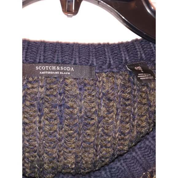 Maison Scotch & Soda Varsity Cardigan Sweater Womens Size 1 Wool Blend - Picture 5 of 5